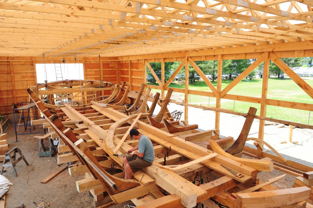 New Gundalow Being Build at Puddle Dock Shipyard