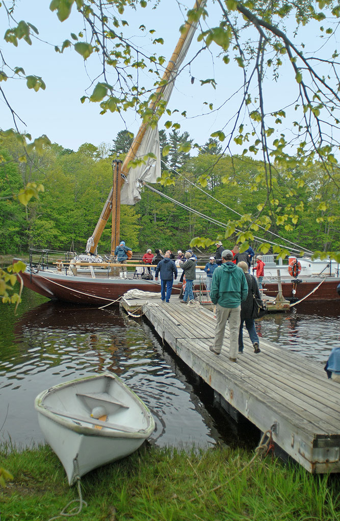 Gundalow at the dock, photo by Ralph Morang