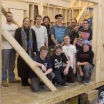 Portsmouth HS Architecture Class builds tool shed for the new gundalow