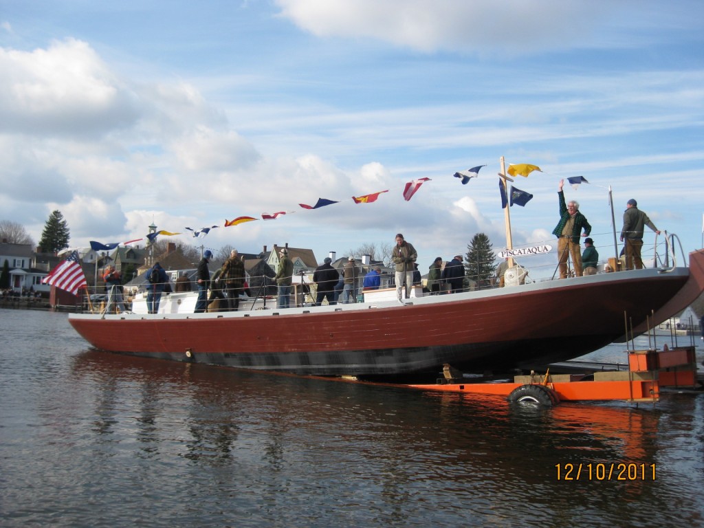 The launch of the gundalow Piscataqua