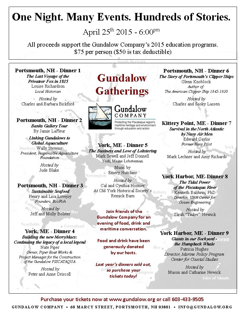 Gundalow Gatherings front page