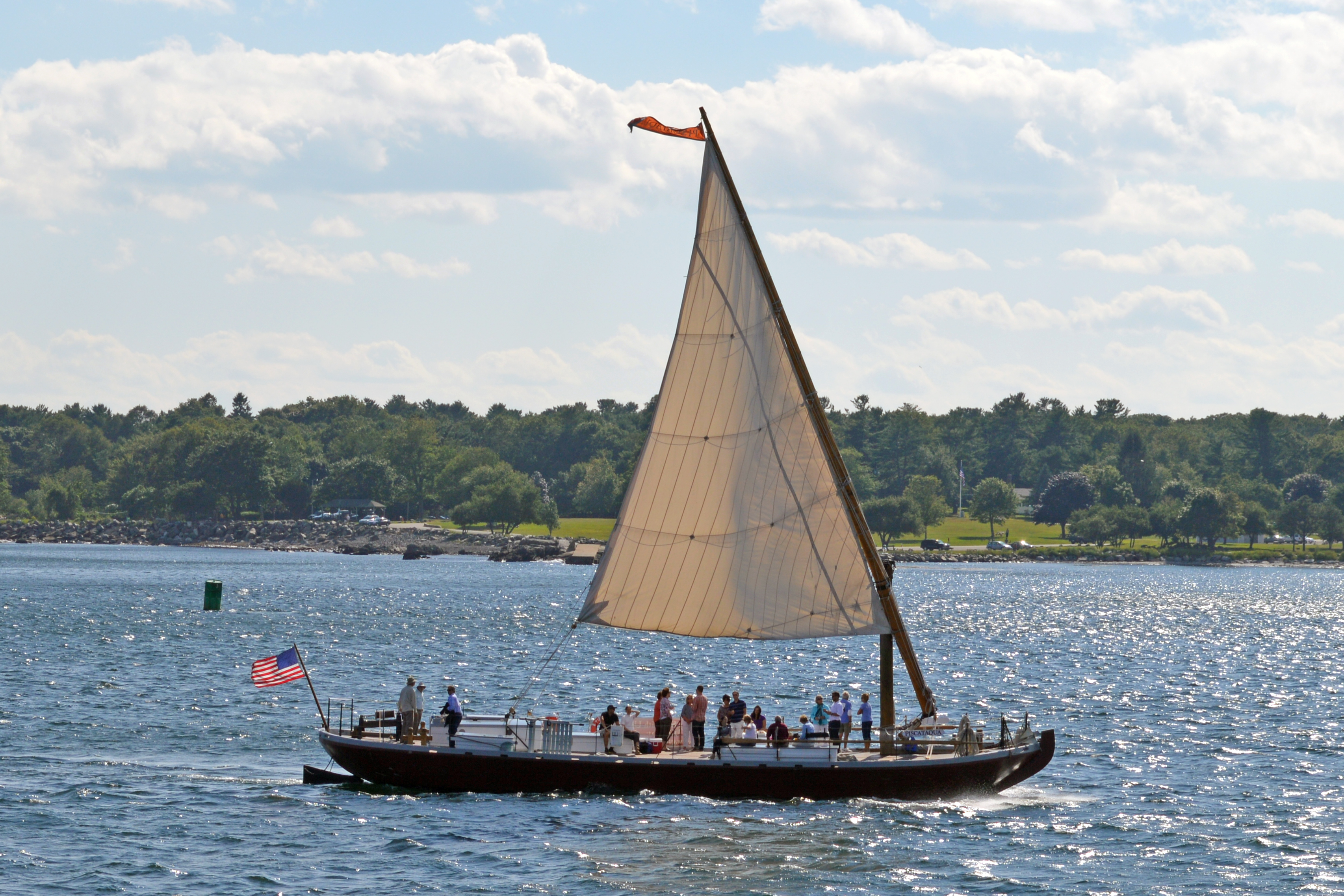 Sailing from Warner