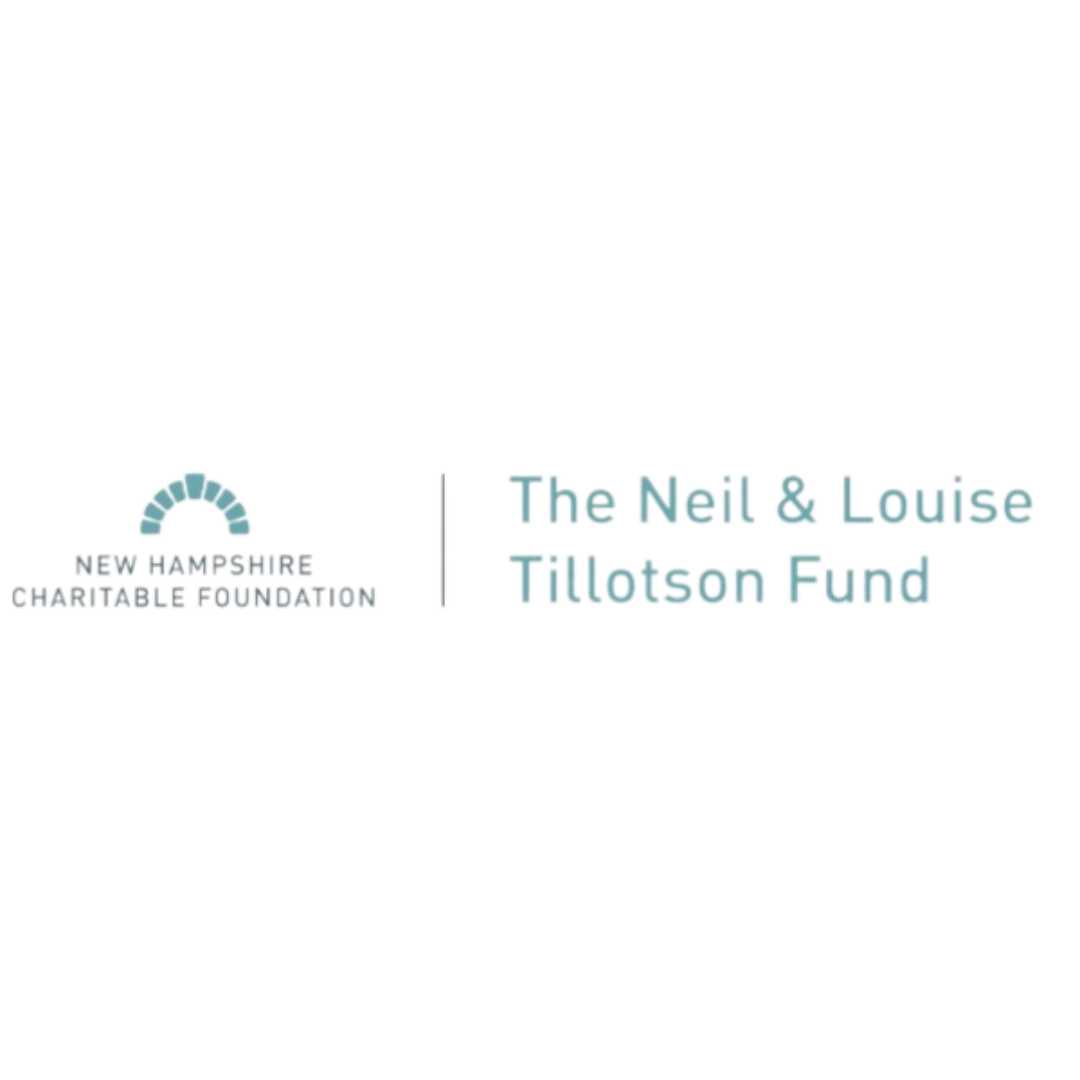 Logo for The Neil & Louise Tillotson Fund. Font is in a pale teal colour.